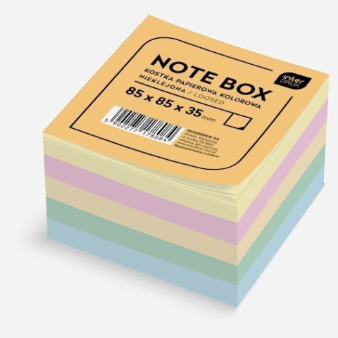 KOSTKA PAPIER KOLOR 85x85x35 NIEKLEJONA ID