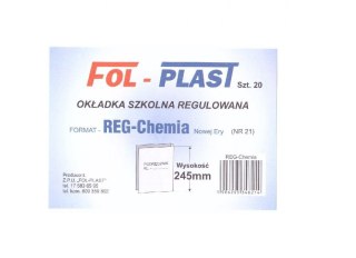 OKŁADKA 245MM CHEMIA REGULOWANA NR.21(20)