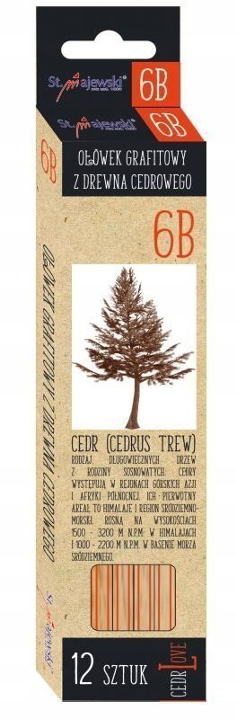 OŁÓWEK TECHNICZNY CEDROWY 6B