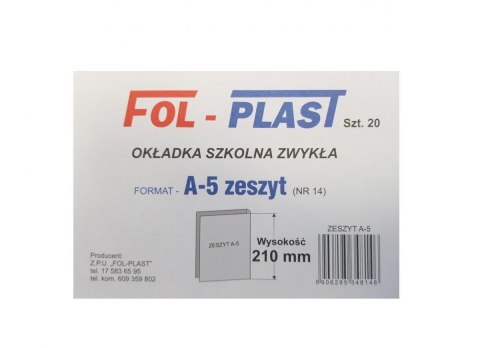 Okładka na zeszyt 210mm formatu A5 NR.14 Okładka na zeszyt 210mm formatu A5 NR.14