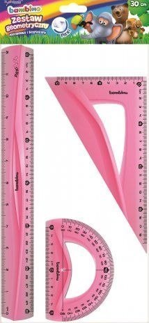 Zestaw geometryczny 30 cm 3-el.flexi (24)