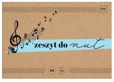 Zeszyt do nut formatu A5 16 kartek