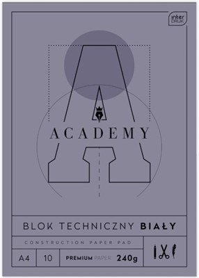 BLOK TECHNICZNY A4 10 240G ACADEMY(10X80)