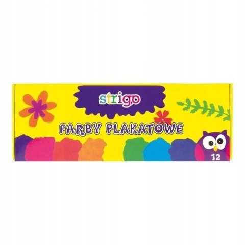 FARBY PLAKATOWE 12KOL STRIGO