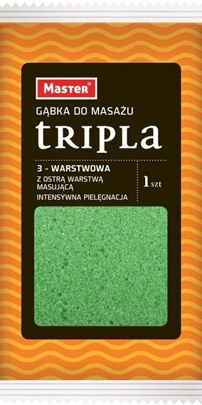 GĄBKA DO MASAŻU TRICOLOR MASTER S055 GĄBKA DO MASAŻU TRICOLOR MASTER S055