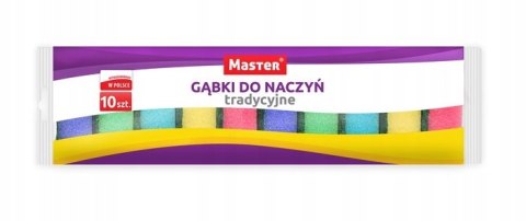 GĄBKA DO NACZYŃ 10SZT MASTER S059 GĄBKA DO NACZYŃ 10SZT MASTER S059