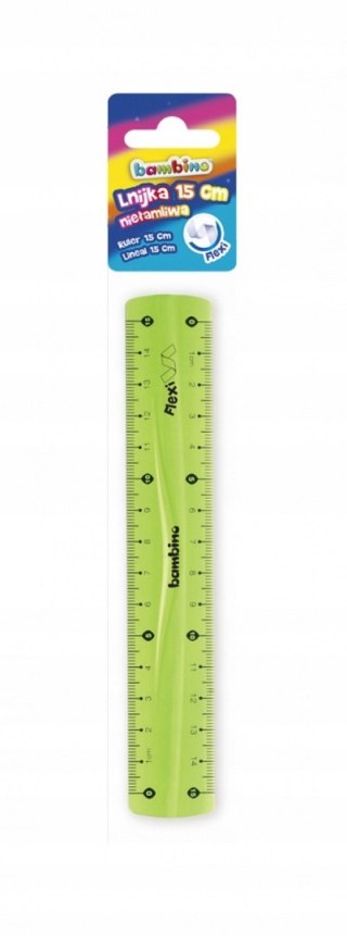 Linijka BAMBINO 15 cm flexi