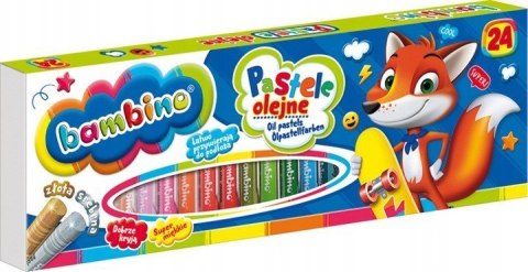 PASTELE OLEJNE 24KOL BAMBINO