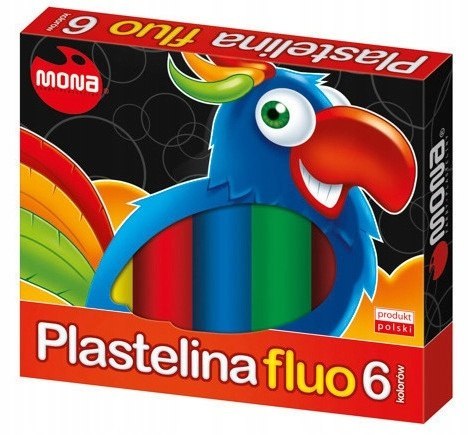 PLASTELINA FLUO BAMBINO 6KOL