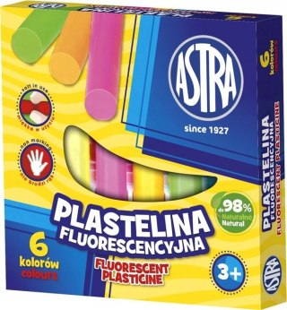 Plastelina Astra fluorescencyjna 6 kolorów (10)