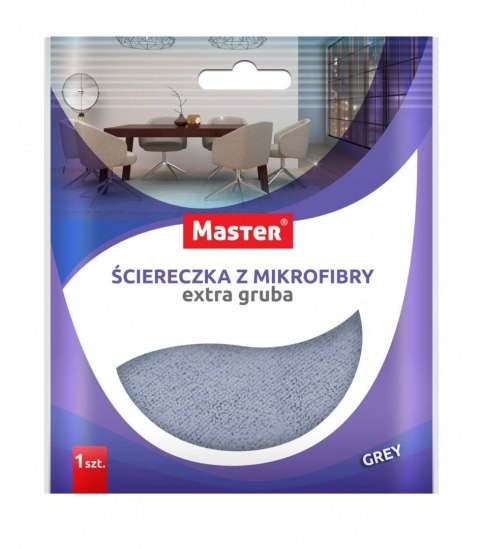 ŚCIERKA MIKROFIBRA MASTER GREY S046