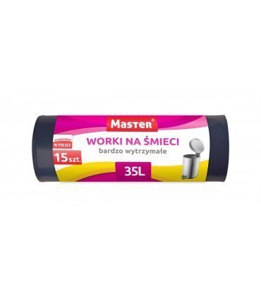 WORKI NA ŚMIECI LD 60/10 MASTER CZARNE S021 WORKI NA ŚMIECI LD 60/10 MASTER CZARNE S021