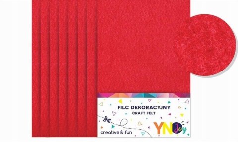 YNJ FILC DEKORACYJNY CZERWONY 1szt. YNJ FILC DEKORACYJNY CZERWONY 1szt.