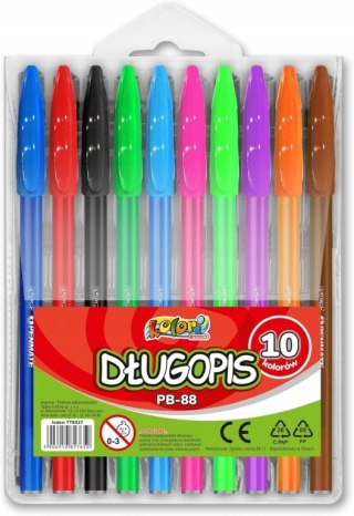 ZESTAW DŁUGOPIS 10KOL PENMATE