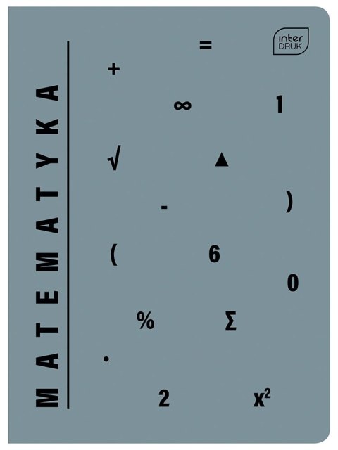 Zeszyt formatu A5 w kratkę MATEMATYKA 60 kartek