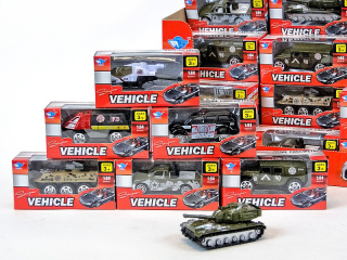 AUTO 1:64 MIX METAL W/B D/BOX