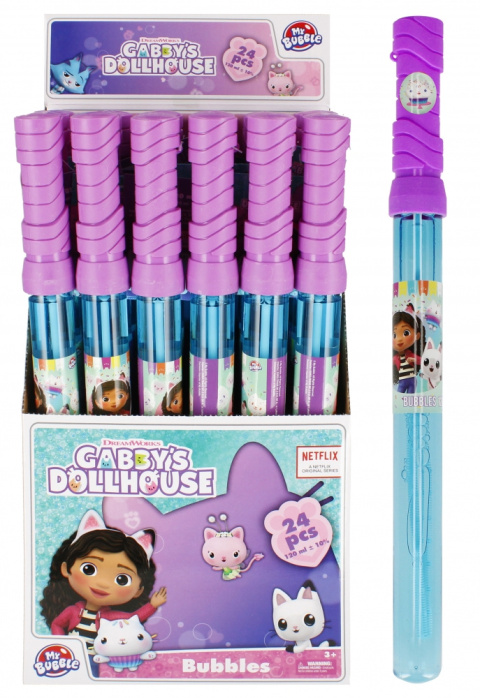 BAŃKI MYDLANE W MIECZU GABBY 120ML MY BUBBLE (24) BAŃKI MYDLANE W MIECZU GABBY 120ML MY BUBBLE (24)