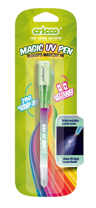 DŁUGOPIS MAGICZNY CRICCO UV1 SZT. BLISTER DŁUGOPIS MAGICZNY CRICCO UV1 SZT. BLISTER