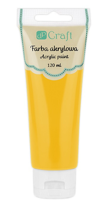 FARBA AKRYLOWA, 120 ML - MEDIUM CADMIUM YELLOW