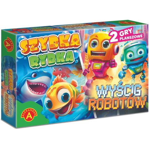 GRA SZYBKA RYBKA+ WYŚCIG ROBOTÓW ALEXANDER