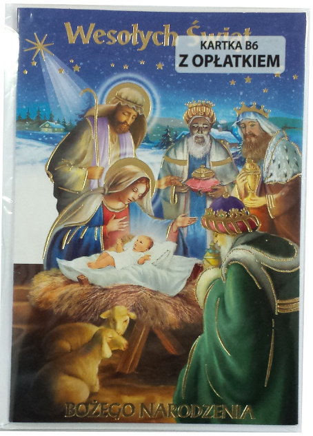 KARNET B6 + OPŁATEK RELIGIA/ ŚWIECKI POL-MAK KARNET B6 + OPŁATEK RELIGIA/ ŚWIECKI POL-MAK