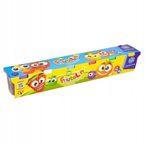 Masa plastyczna Frutolina Astra Fun zestaw 100gX6 Masa plastyczna Frutolina Astra Fun zestaw 100gX6
