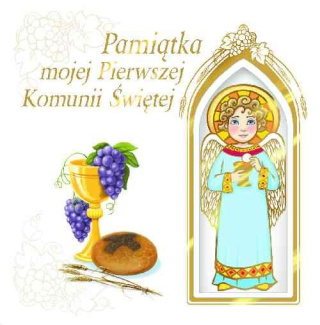 PAMIĄTKA MOJEJ I KOMUNII ŚWIĘTEJ Z ANIOŁKIEM