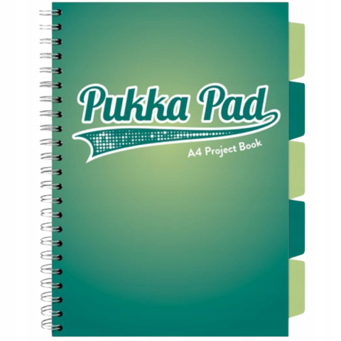 PUKKA PROJECT BOOK DARK TEAL A4 KRATKA TURKUSOWY 1 PUKKA PROJECT BOOK DARK TEAL A4 KRATKA TURKUSOWY 1