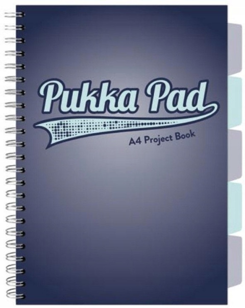 PUKKA PROJECT BOOK NAVY A4 KRATKA GRANATOWY 100K 8