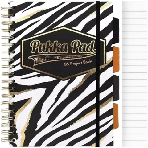 PUKKA PROJECT BOOK WILD B5 LINIA/100 KOŁOZESZYT