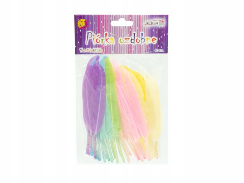 Piórka 15CM 40SZT MIX KOLORÓW P-3240 Piórka 15CM 40SZT MIX KOLORÓW P-3240