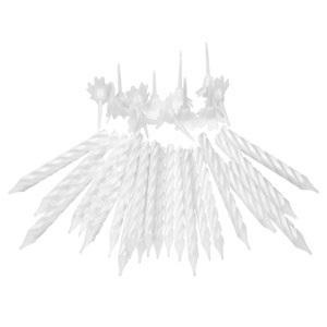 Świeczki urodzinowe białe (24szt)