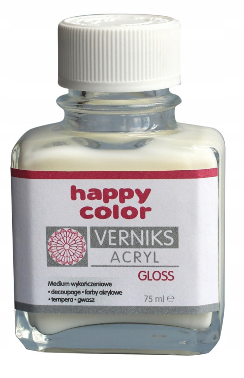 VERNIKS AKRYL 75ML GLOSS HAPPY COLOR