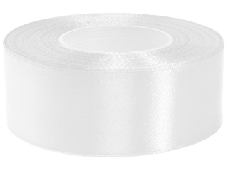 Wstążka sat.biała 38mm/32m 1szt ax38-1
