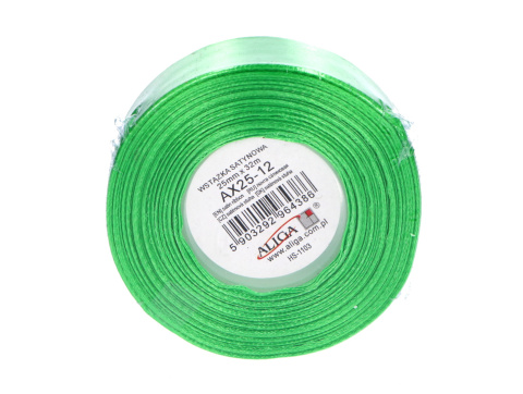Wstążka sat.j.ziel 25mm/32m 1szt ax25-12 Wstążka sat.j.ziel 25mm/32m 1szt ax25-12