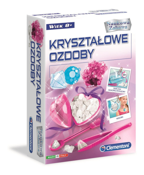 ZESTAW KREATYW KRYSZTAŁOWE OZDOBY CLEMENTONI ZESTAW KREATYW KRYSZTAŁOWE OZDOBY CLEMENTONI