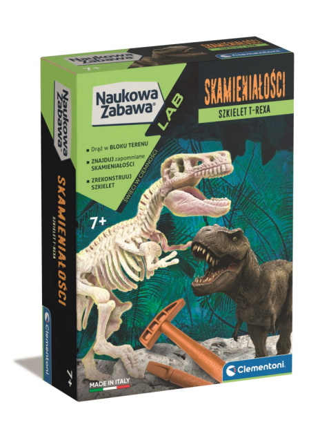 ZESTAW SKAMIENIAŁOŚCI TREX FLUO CLEMENTONI ZESTAW SKAMIENIAŁOŚCI TREX FLUO CLEMENTONI