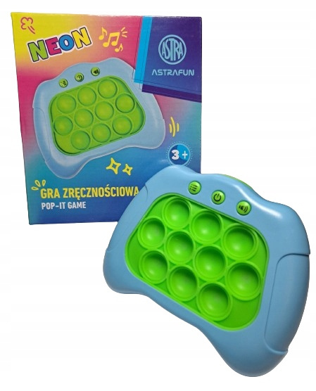 Zabawka sensoryczna POP-IT ASTRAFUN NEON - 1 szt. Zabawka sensoryczna POP-IT ASTRAFUN NEON - 1 szt.
