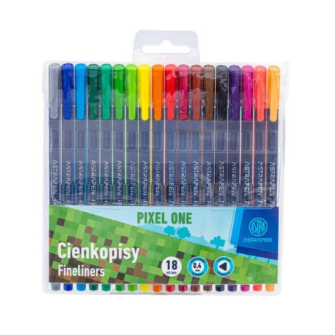 Cienkopisy trójkątne 0,4 mm ASTRAPEN Pixel One - 1