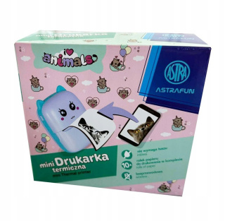 Drukarka termiczna ASTRAFUN ANIMALS - 1 szt. box +