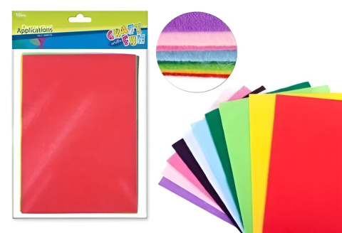 FILC DEKORACYJNY 20X30cm MIX 10SZT CF
