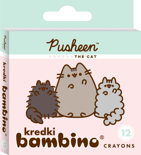 KREDKI BAMBINO 12 kol. PUD. PUSHEEN mkmn KREDKI BAMBINO 12 kol. PUD. PUSHEEN mkmn