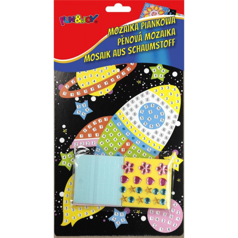 MOZAIKA PIAN+CEKINY SPRZYL RAKIETA 18X30 FOL MOZAIKA PIAN+CEKINY SPRZYL RAKIETA 18X30 FOL