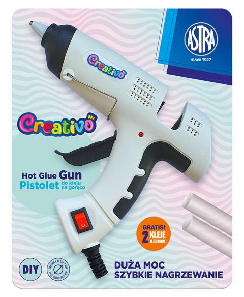 Pistolet do kleju na gorąco ASTRA Creativo 30W pod Pistolet do kleju na gorąco ASTRA Creativo 30W pod