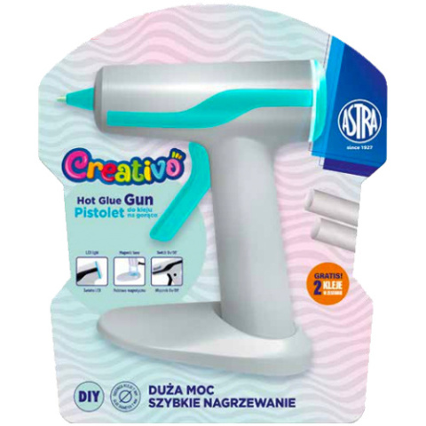 Pistolet do kleju na gorąco ASTRA Creativo 30W pod