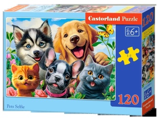 Puzzle 120 el. Pets Selfie