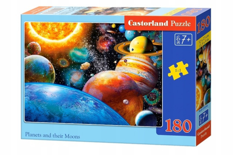 Puzzle 180 el. Planets and their Moons