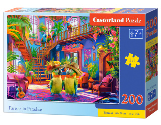 Puzzle 200 el. Parrots in Paradise