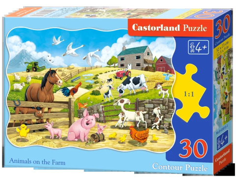 Puzzle 30 el. Animals on the Farm Puzzle 30 el. Animals on the Farm