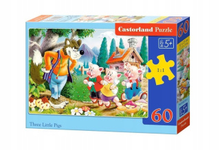 Puzzle 60 el. Three Little Pigs